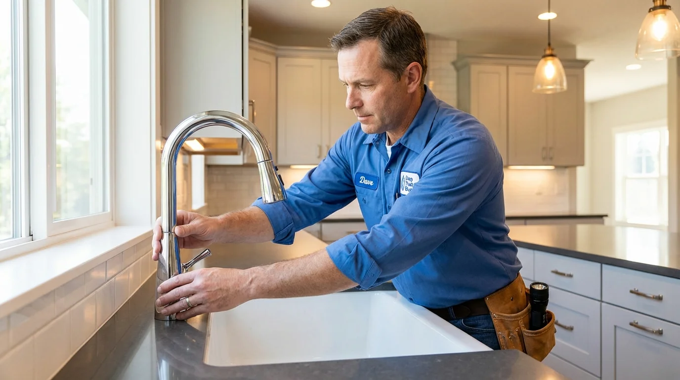 Kitchen faucet installation by Johns Plumbing LLC in Colquitt