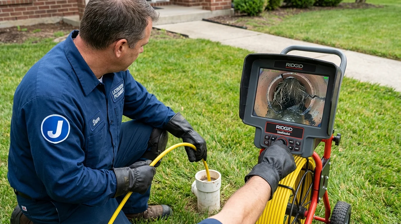 Sewer camera inspection being performed by Johns Plumbing LLC in Colquitt